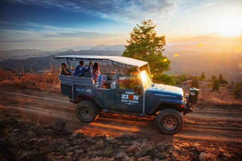 East Zion: Top of the World Sunset Jeep Tour - An Overview of the Experience