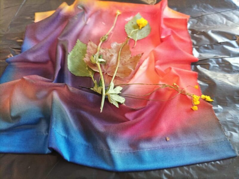 Easy Fabric Dyeing at clothing designer's cozy home - Exploring the Experience in Detail
