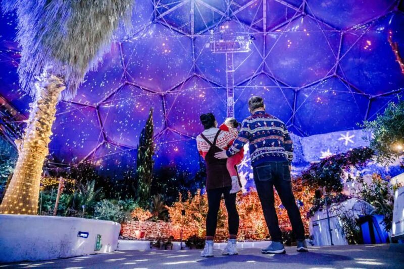 Eden Project Christmas Lights Experience - What to Expect When Visiting