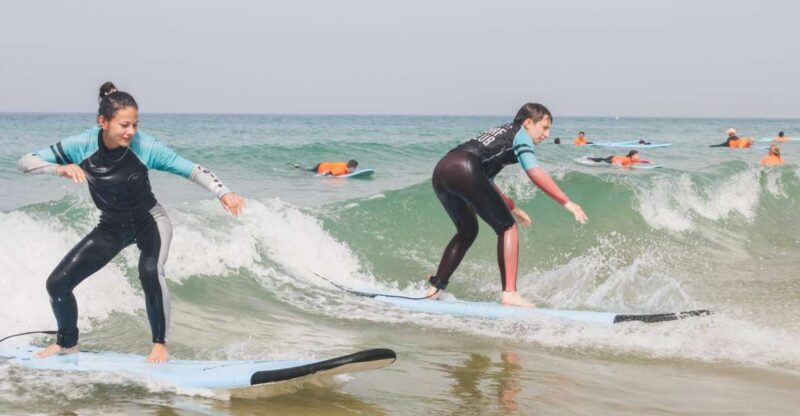 El Palmar: Group Surf class. - Key Points