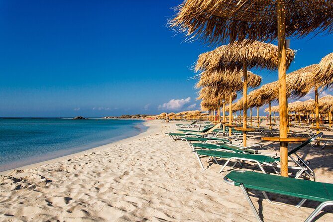 Elafonisi & Milia Mountain - Jeep Tour with Loungers and Lunch - The Sum Up