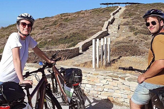 Electric Bike Tour Chora to Homer's Tomp - The Itinerary in Detail