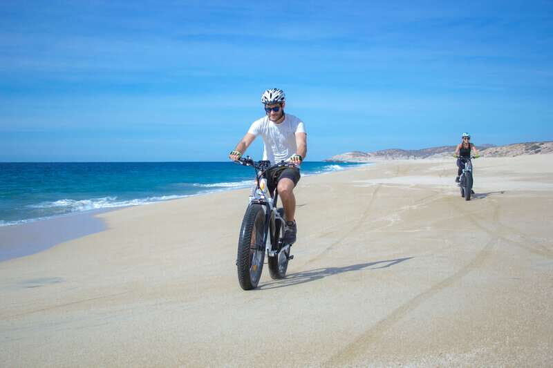 Electric Eco-Bike Beach Adventure with Mexican Lunch - Key Points