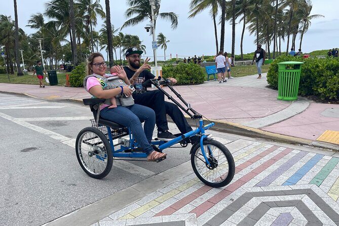 Electric Side By Side Bike Rentals - Discovering South Beach on an Electric Trike