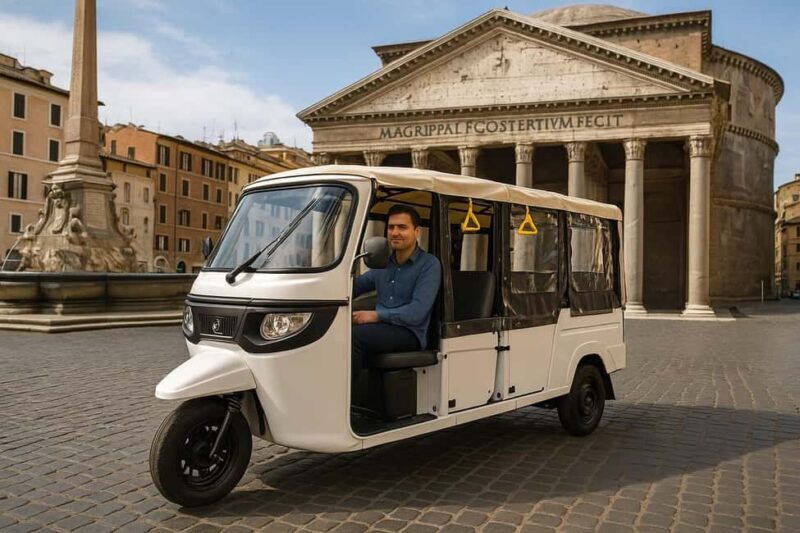 Electric Tuk-Tuk Photography Service of Rome - Key Points