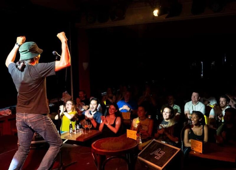 English Stand-Up Comedy Show with Free Pizza and Free Shots - What You Can Expect: A Night Packed with Laughter and Surprises