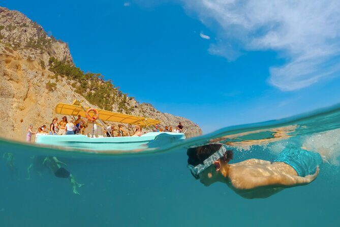 Enjoy crystal clear waters for 2 hours - Key Points