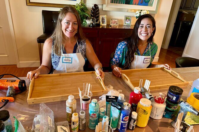 Epoxy Resin Cheese Board Art Class - What to Expect from the Maui Resin Art Class