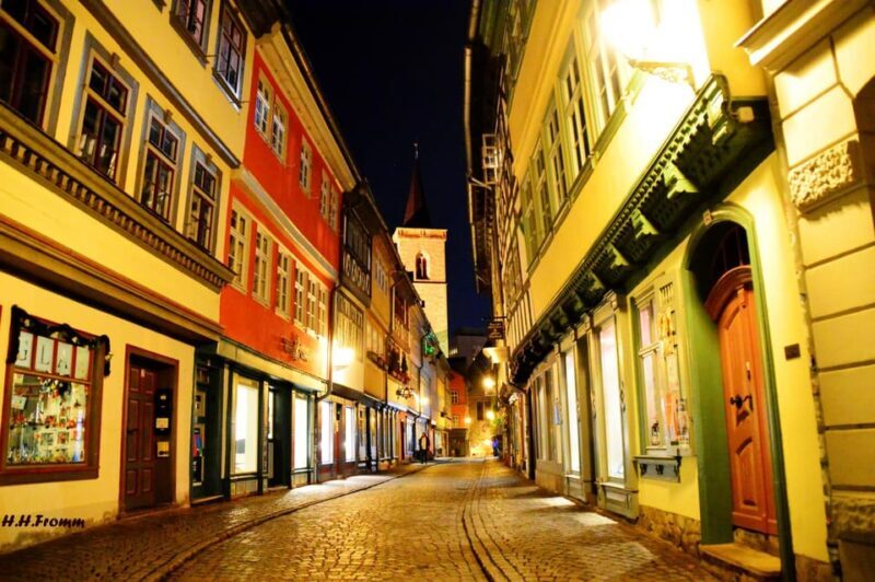 Erfurt: With night watchman Schwalbe through the old town, including tasting - Key Points