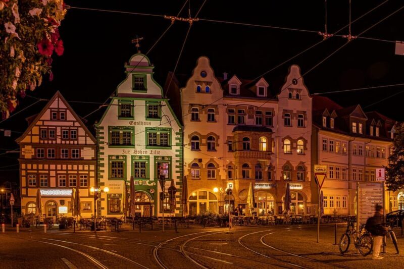 Erfurt: With night watchman Schwalbe through the old town, including tasting - A Great Introduction to Erfurt’s Nighttime Charm
