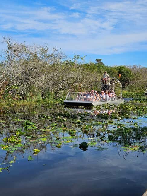 Everglades: boat tour with transportation& entrance included - Key Points