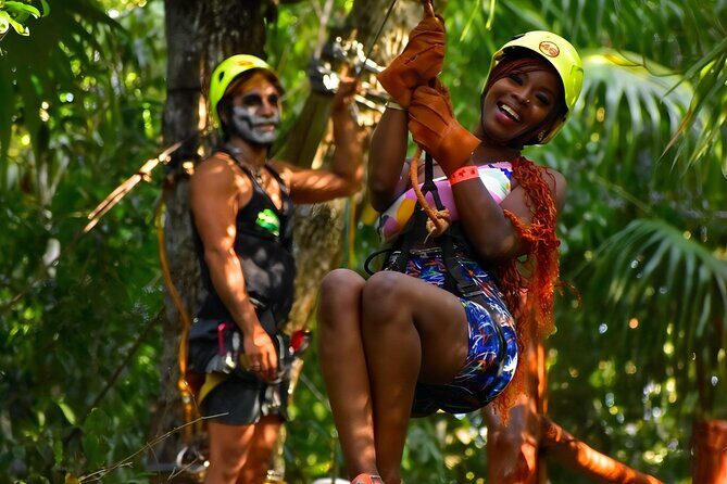 Exciting Day in the jungle of the Riviera Maya - Ziplining: Soaring Above the Canopy