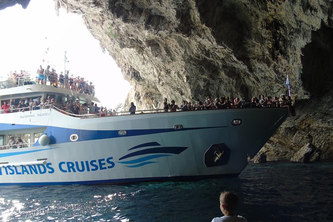 Explore Ionian Sea with its 50 shades of blue on Makedonia Palace - Not the Best Fit For