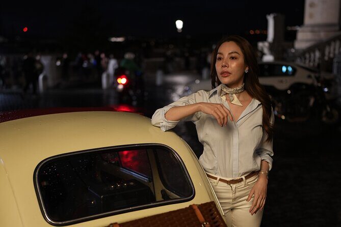 Explore Night Life in Rome with A Vintage Car Fiat 500 - What’s Included and What’s Not