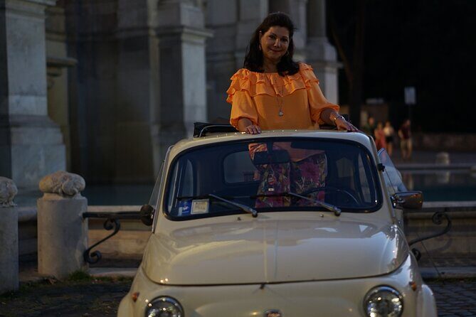 Explore Night Life in Rome with A Vintage Car Fiat 500 - FAQ