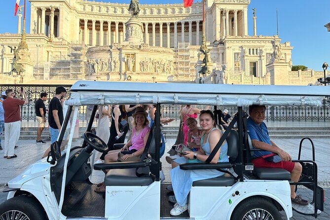 Explore Rome Highlights by Golf Cart Tour - Key Points