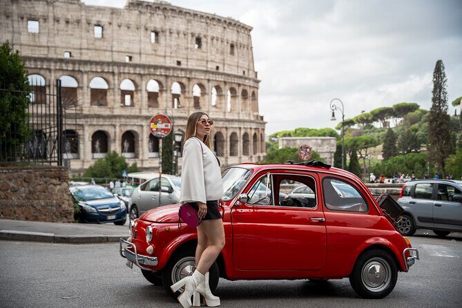 Explore Rome with Fiat 500 Tour and Professional Photos - Key Points