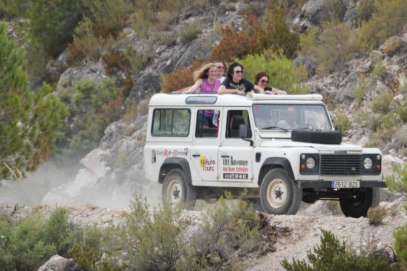 Explore the Nerja National Park nature in our open-top jeeps - The Experience in Detail