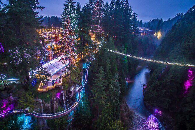 Explore Vancouver City & Capilano Suspension Bridge Canyon Lights - The Full Breakdown of the Tour Experience