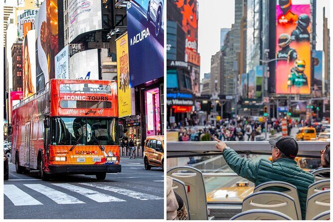 Express Sightseeing Bus Tour with Statue of Liberty Cruise Combo - Key Points