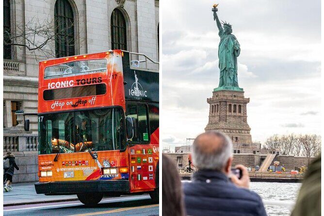 Express Sightseeing Bus Tour with Statue of Liberty Cruise Combo - What the Experience Means for You