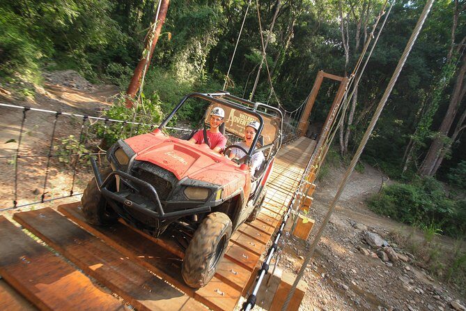 Extreme Adventure, Wildest Bridge, ATV & Ziplines - Cooling Off with a Waterslide and Refreshments