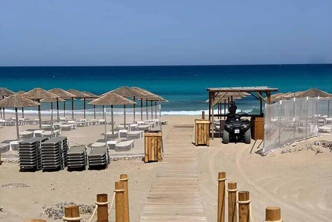 Falasarna Beach Private Jeep Tour with sunbeds & lunch - Key Points