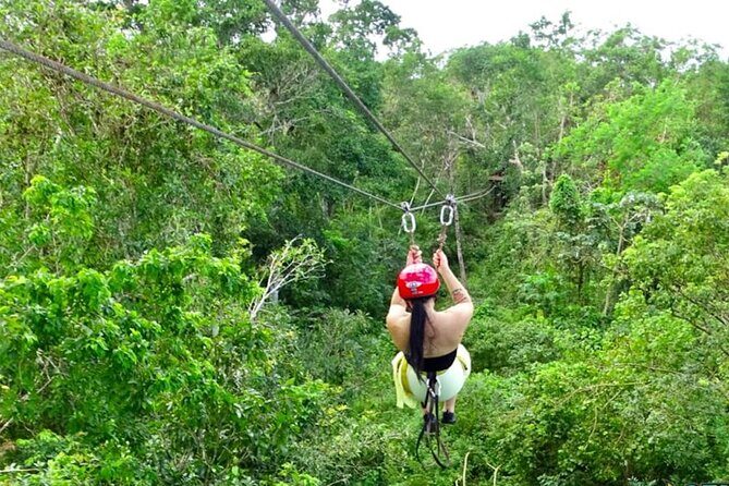 Family ATV Cenote Five Zip Lines Photos Taco Lunch Tequila Taste - The Value of This Tour