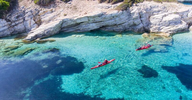 Family Sea Kayak at Meganisi - Lefkada - What the Tour Offers