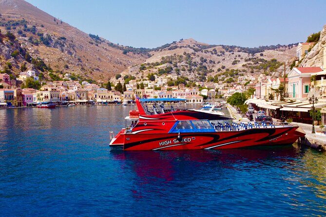 Fast Boat To Symi & St George's Bay Directly from Faliraki Beach - Key Points