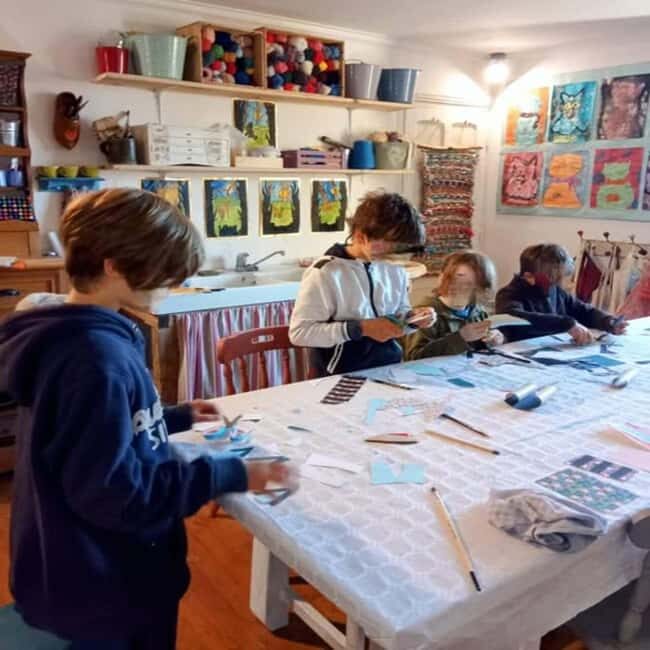 Faux La Montagne : Le Nid d'Art : English art workshops for children - Key Points