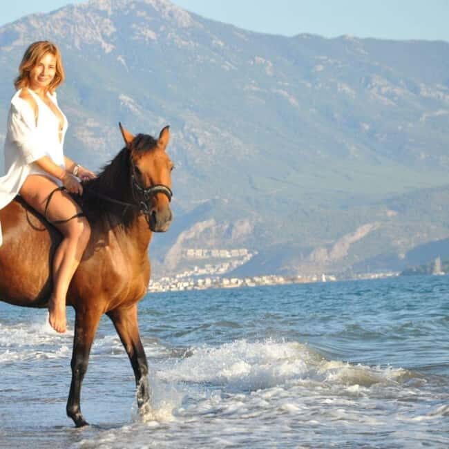 Fethiye Horse Riding in the Sea, Botanical Forest, Beach and Coastal Horseback Riding - Key Points