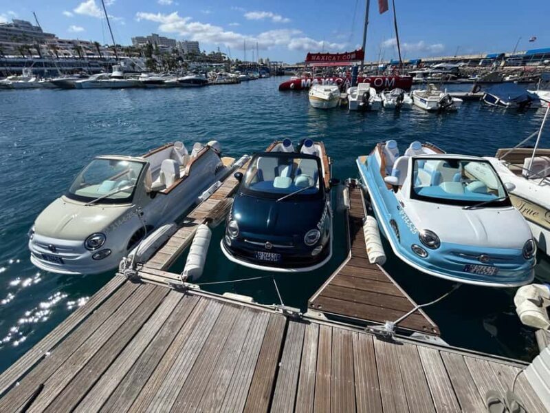 Fiat 500 Boat Excursion - Puerto Colòn - Playa de las Americas (Tenerife) - What to Expect from the Fiat 500 Boat Excursion