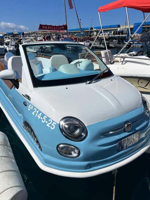 Fiat 500 Boat Excursion - Puerto Colòn - Playa de las Americas (Tenerife) - The Sum Up