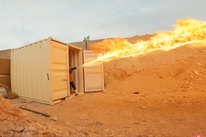 Flame Thrower Combo Package at Adrenaline Mountain - Analyzing the Experience: What You Can Expect