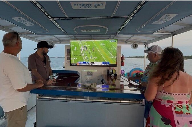 Floating Tailgate Tour at Crab Island and Watch Football on Water - Frequently Asked Questions