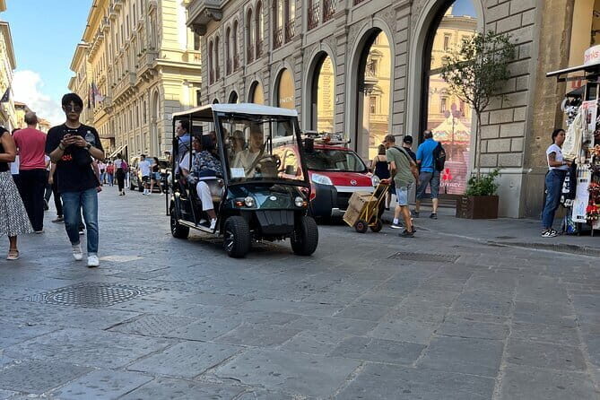 Florence Golf Cart private City tour Center & Michelangelo square - Key Points