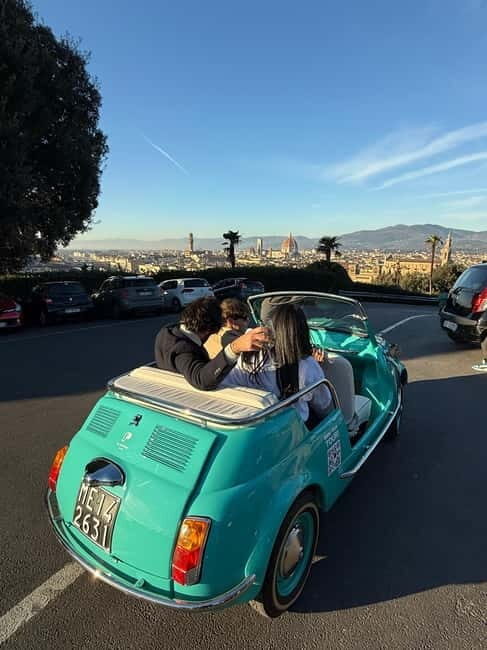 Florence Vintage Electric Fiat 500  Private City Tour - Key Points