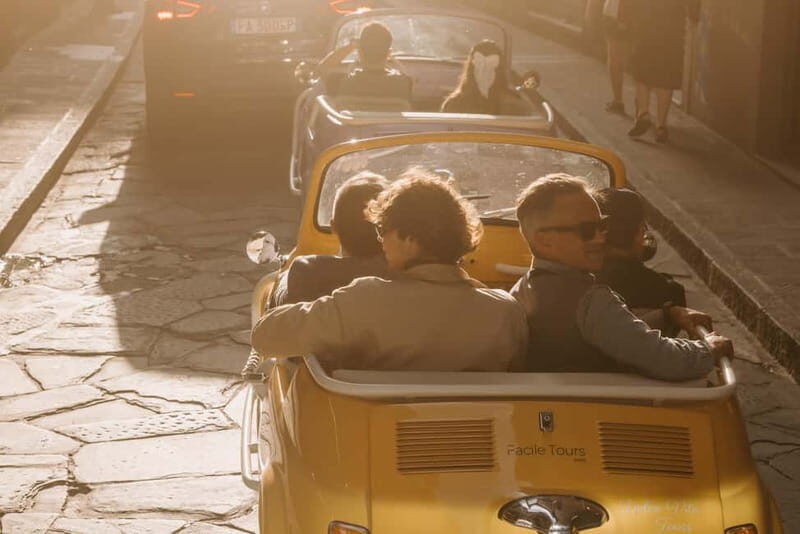 Florence Vintage Electric Fiat 500  Private City Tour - Piazzale Michelangelo: The Iconic Viewpoint