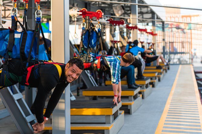 Fly LINQ Zipline at The LINQ Promenade in Las Vegas - The Ups and Downs