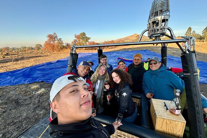 Fly Safely on a Hot Air Balloon over the Teotihuacan valley - The Sum Up