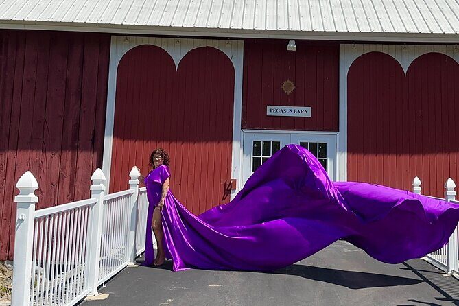 Flying Dress Photo Shoot in Traverse City - What Do the Photos Look Like?