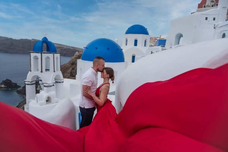 Flying Dress Photography in Oia, Santorini - What Is the Flying Dress Photoshoot in Oia?
