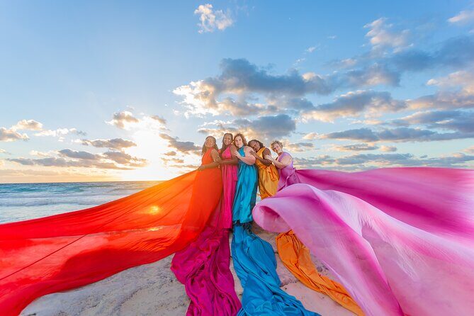 Flying dress photoshoot cancun - The Booking Process and Practical Details