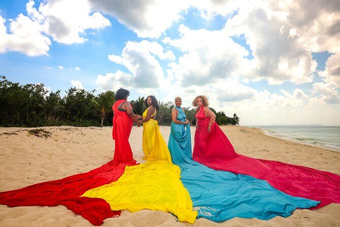 Flying Dress Photoshoot in Playa del Carmen - Key Points
