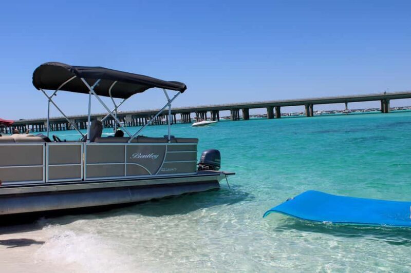 Fort Walton Beach: Crab Island Pontoon Boat Rental - Comfort and Convenience
