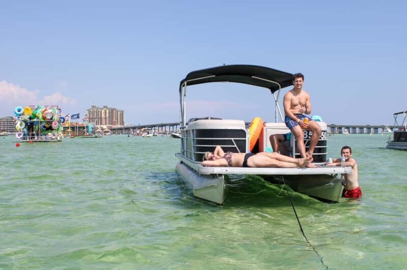 Fort Walton Beach: Crab Island Pontoon Boat Rental - The Experience for Different Types of Travelers