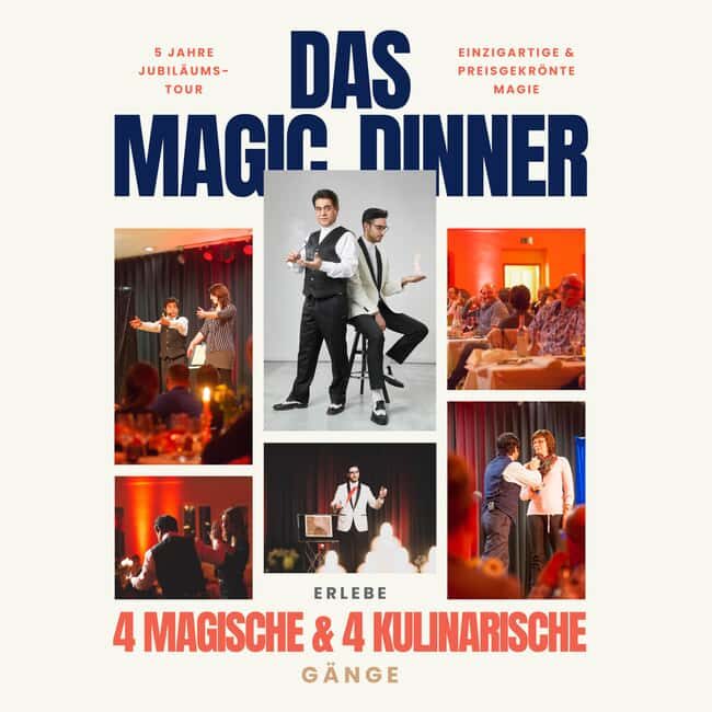 Frankfurt a.M.: The Magic Dinner | 4 culinary & 4 magical courses - Real Guest Insights