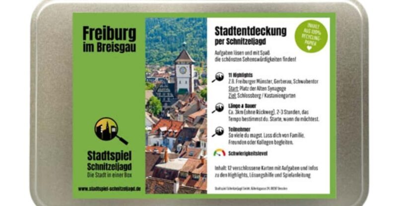 Freiburg im Breisgau: Scavenger Hunt Self-Guided Tour - Key Points