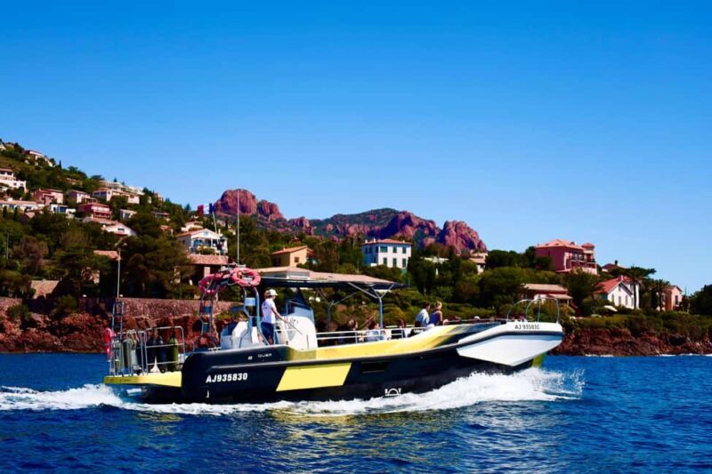 Fréjus : Esterel Calanques Cruise (Comfort Boat) + Swim Stop - Price and Value